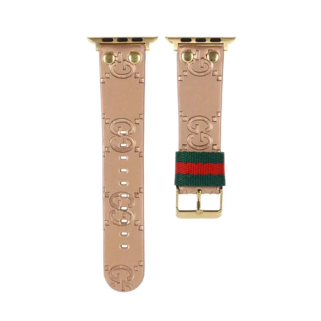 Apple Watchバンド グッチ アップルウォッチバンド GGキャンパス 腕時計ベルト かわいい GUCCI ウォッチバンド シリコン エレガント 10色 メンズ レディース 人気替えバンド おすすめ