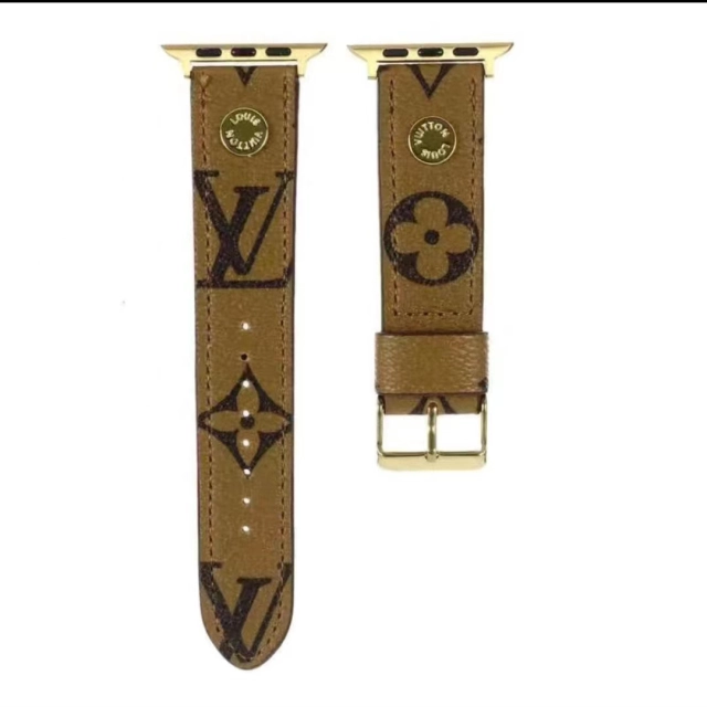 ルイビトン アップルウォッチバンド モノグラム ダミエ Apple Watch Ultra Series8 SE専用バンド ヴィトン 腕時計ベルト Louis Vuitton ウォッチバンド 49mm 45mm 41mm 44mm 40mm 42mm 38mm iwatchバンド かわいい 革 エレガント
