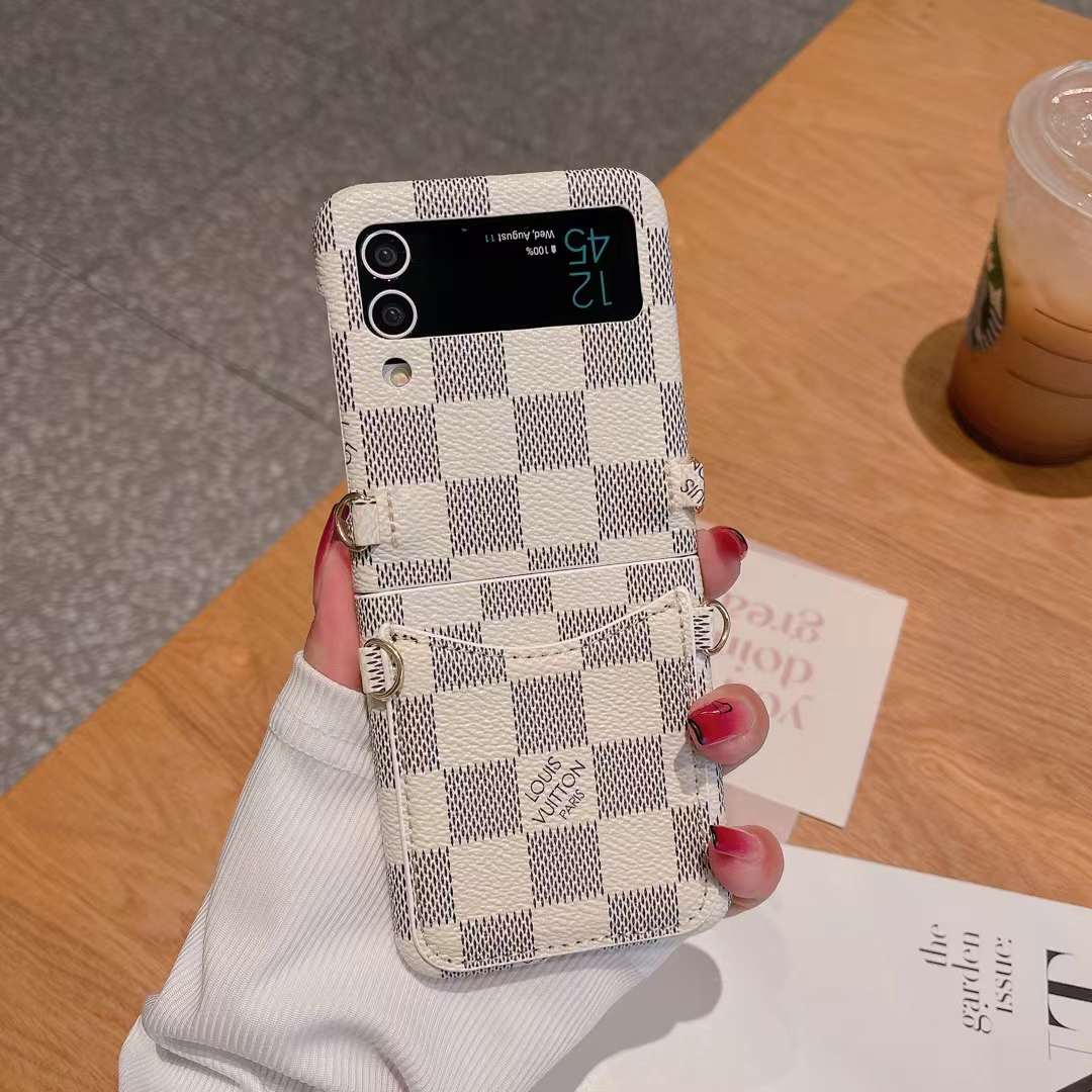 ヴィトン Galaxy Z Flip5/4/3ケース カバー モノグラム ダミエ Gucci