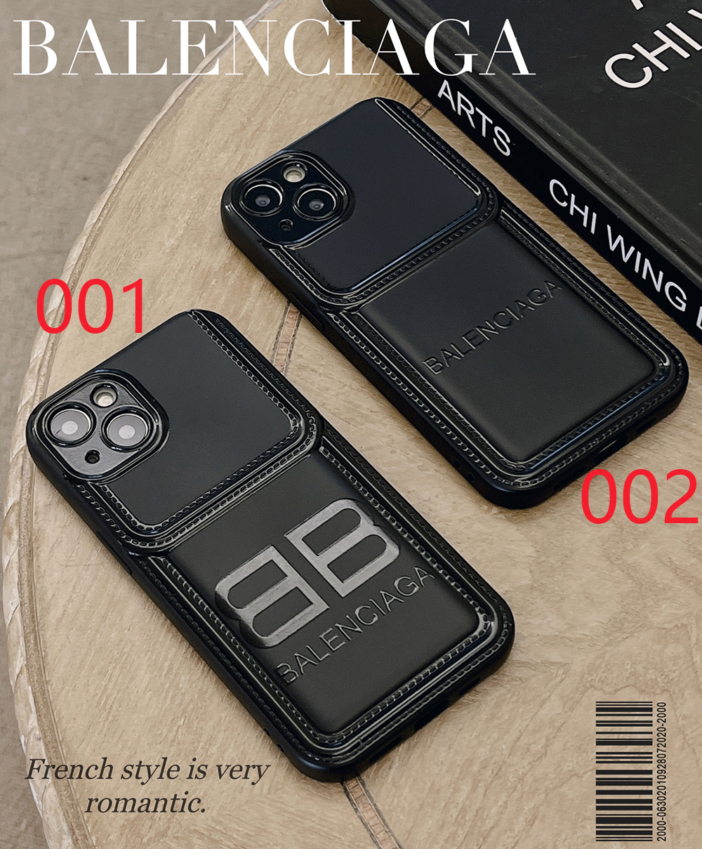 新品バレンシアガBALENCIAGA ロゴチェーンiPhone12ケースシルバーデザイナーカラー8122