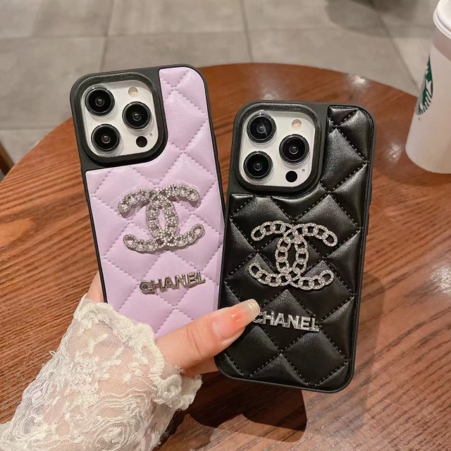 シャネル GalaxyS23ケース 黒