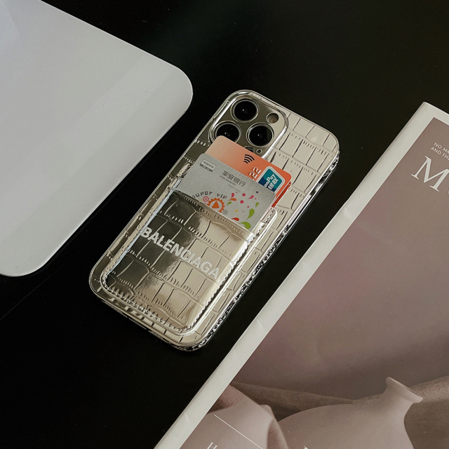 バレンシアガ iphone14 pro maxカバー カード入れ