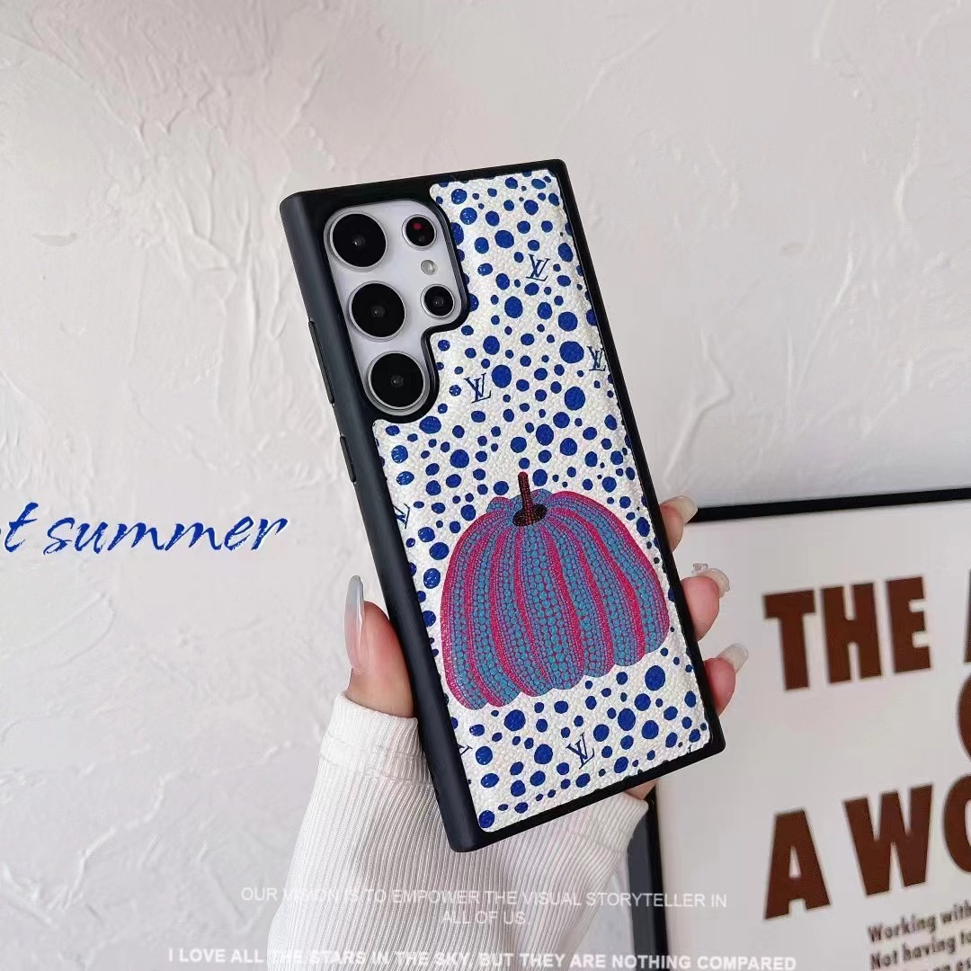LOUIS VUITTON 草間彌生 ドット ケース iphone15/15promax ケース ルイ ヴィトン かぼちゃ iphone14
