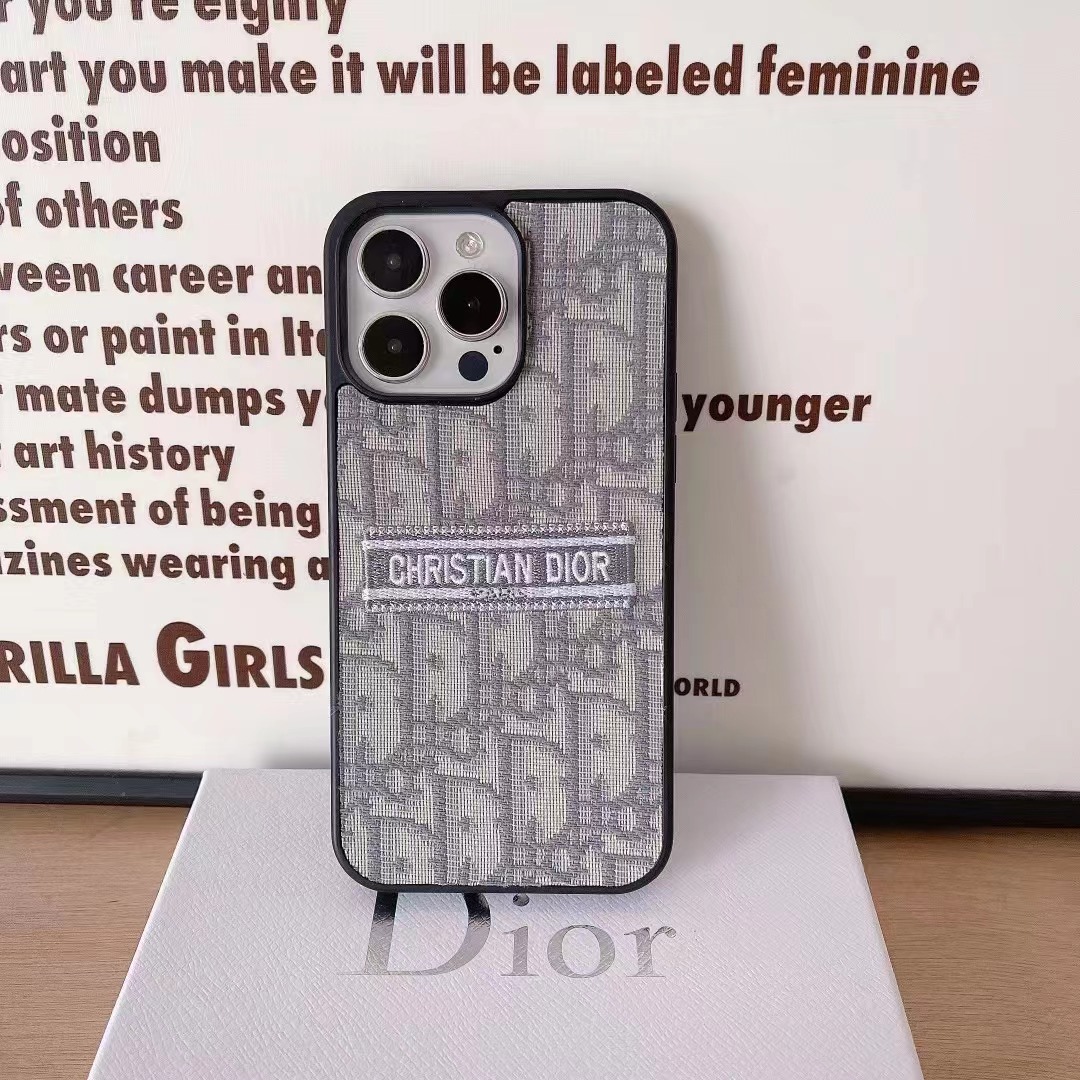 ディオール iPhone15/15Plus/15Pro/15ProMaxケース 刺しゅう Christian Dior Galaxy  S23/S23Plus/S23Ultraケース ファブリック生地 ブランド iPhone Galaxy 全機種対応 人気スマホケース 芸能人愛用 上品  ラグジュアリー 全三色 オシャレ