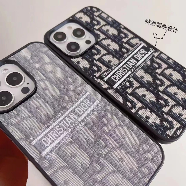 ディオール iPhone15 Proケース ファブリック