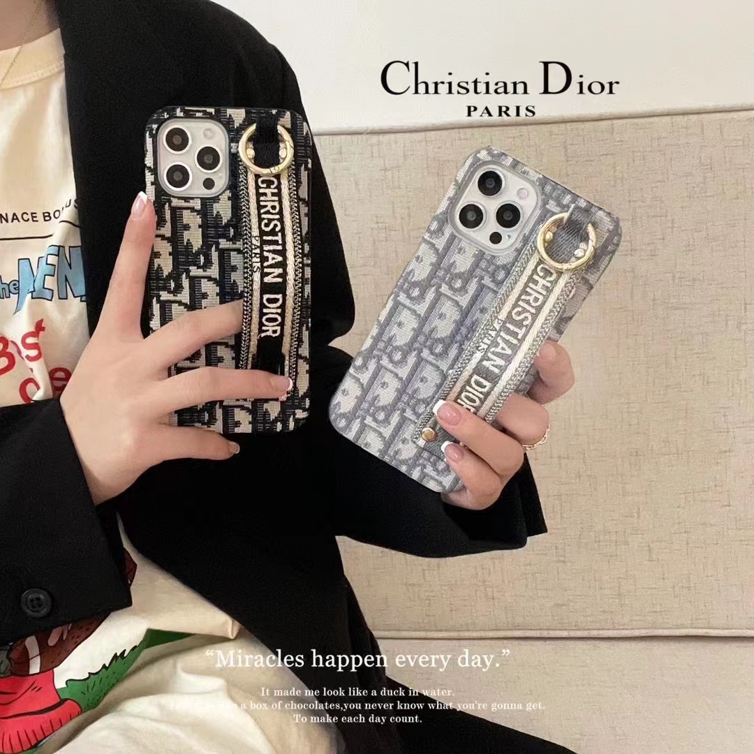 ディオール iPhone15 15Pro 15ProMaxケース ベルト付き Christian Dior 
