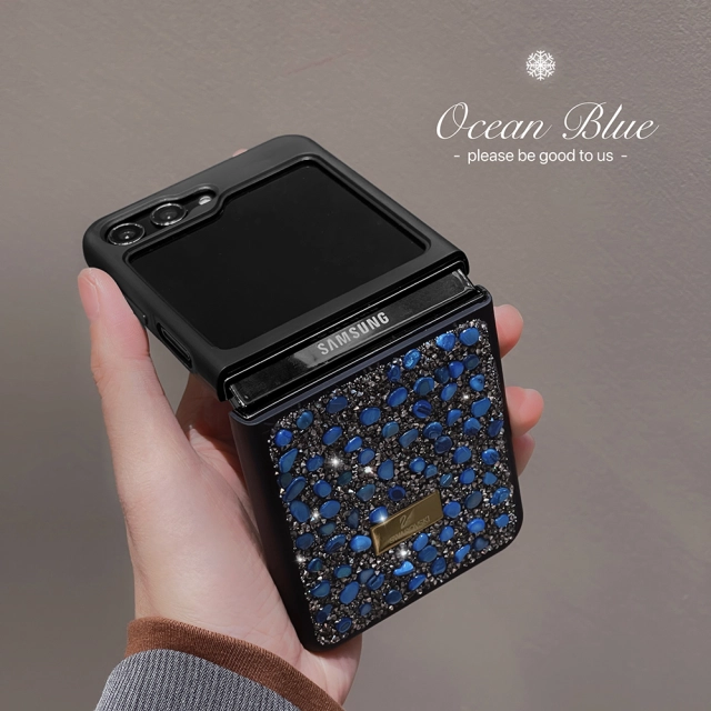 スワロフスキー Galaxy Z Flip5ケース キラキラ ギャラクシー Z Flip4 