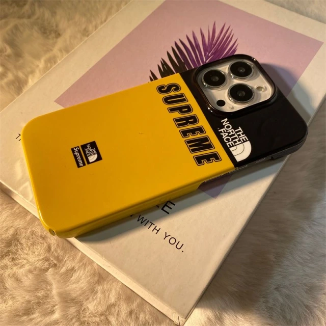 North Face ｘ Supreme iPhone 14 ProMaxケース シンプル