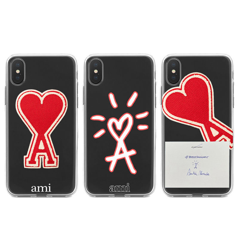 AMI ALEXANDRE MATTIUSSI iPhone14Proケース amiparis iPhone14pro ケース AMI ALEXANDRE MATTIUSSI アミ iPhone