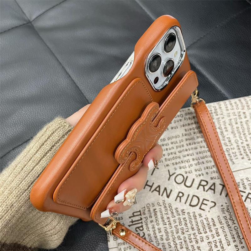 CELINE - セリーヌ　スマホケース セリーヌ iPhone15 15pro 15promaxケース ショルダースマホ