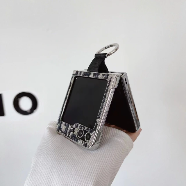 ディオール Galaxy Z Flip5ケース リング付き