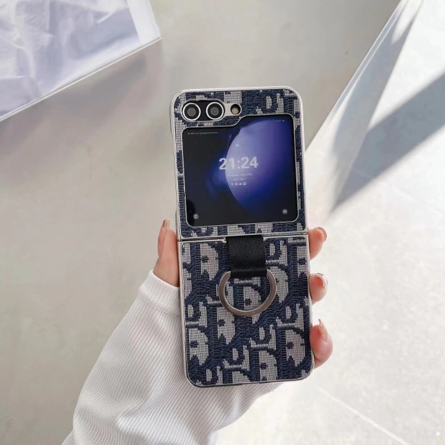 ディオール Galaxy Z Flip5ケース ファブリック