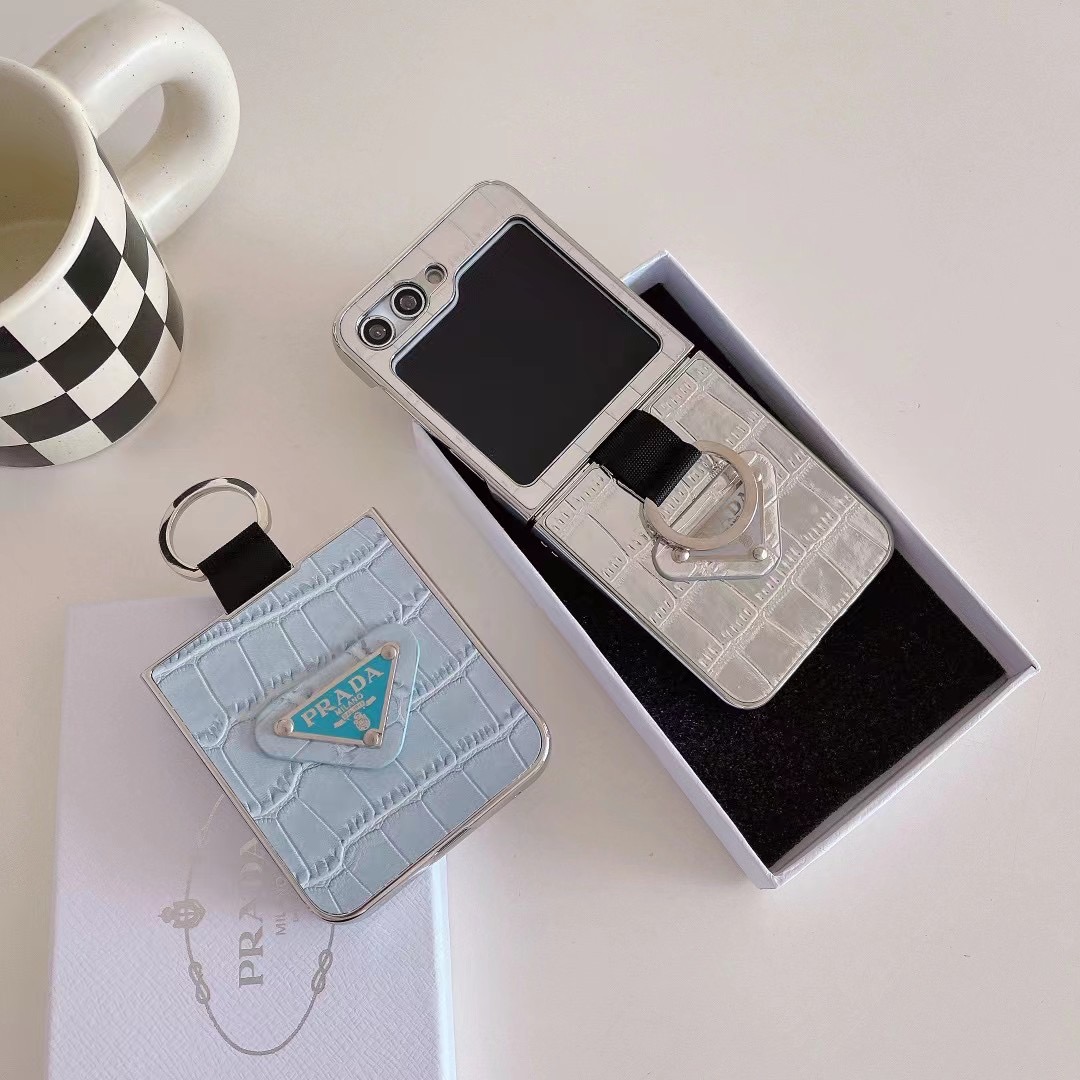 プラダ ギャラクシー Z Flip5 Flip4 Flip3ケース 折りたたみカバー