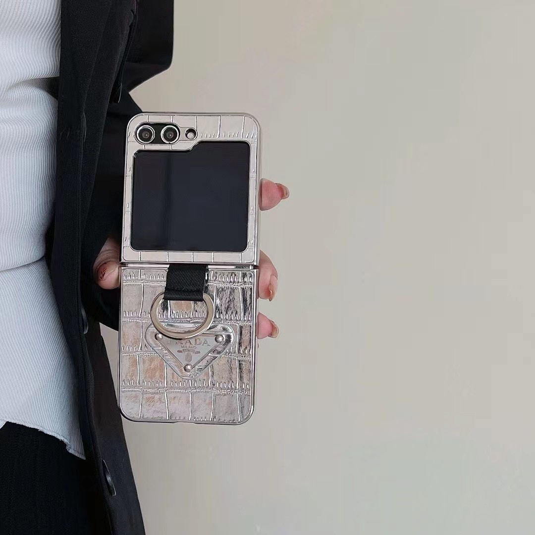 プラダ ギャラクシー Z Flip5 Flip4 Flip3ケース 折りたたみ