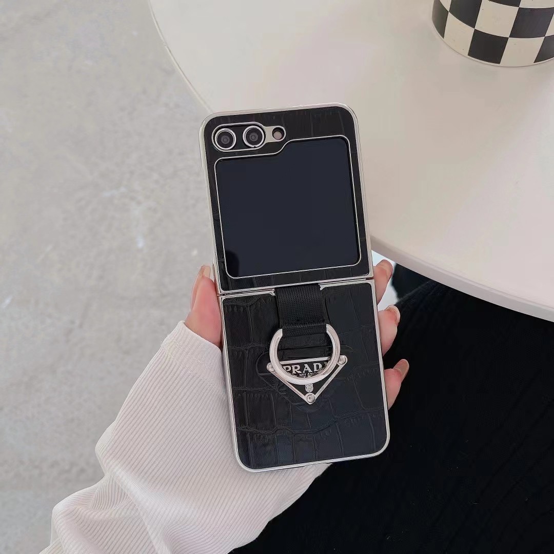 プラダ ギャラクシー Z Flip5 Flip4 Flip3ケース 折りたたみ