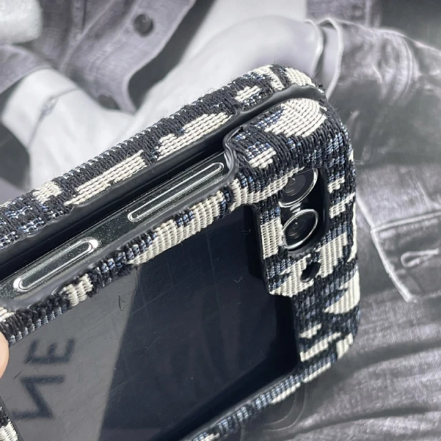 Diorシグネチャー Galaxy Z Flip5ケース 折りたたみカバー