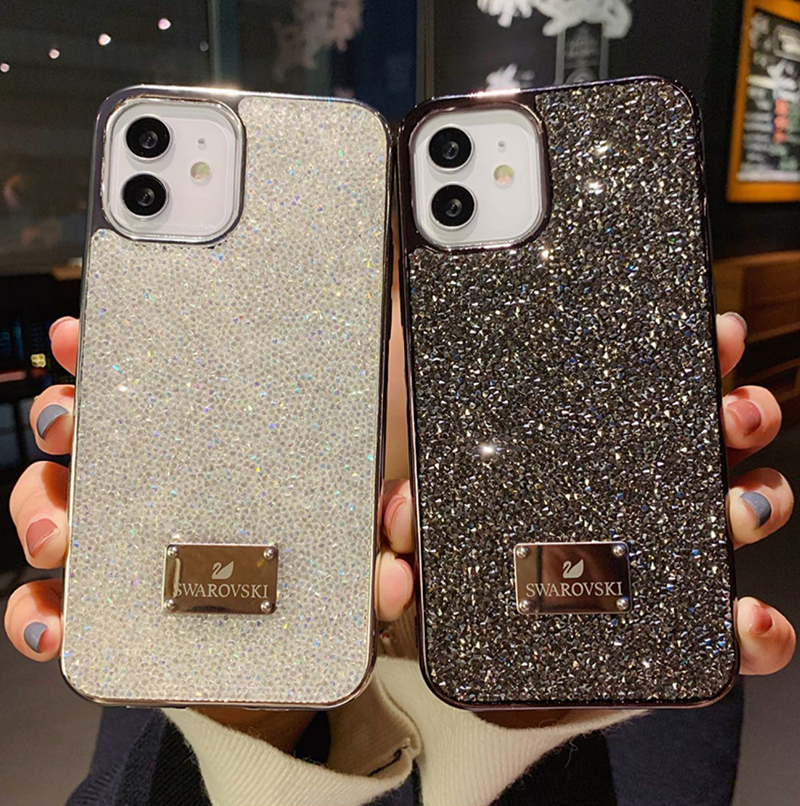 スワロフスキー iPhone15 Pro/14 Proケース キラキラ SWAROVSKI