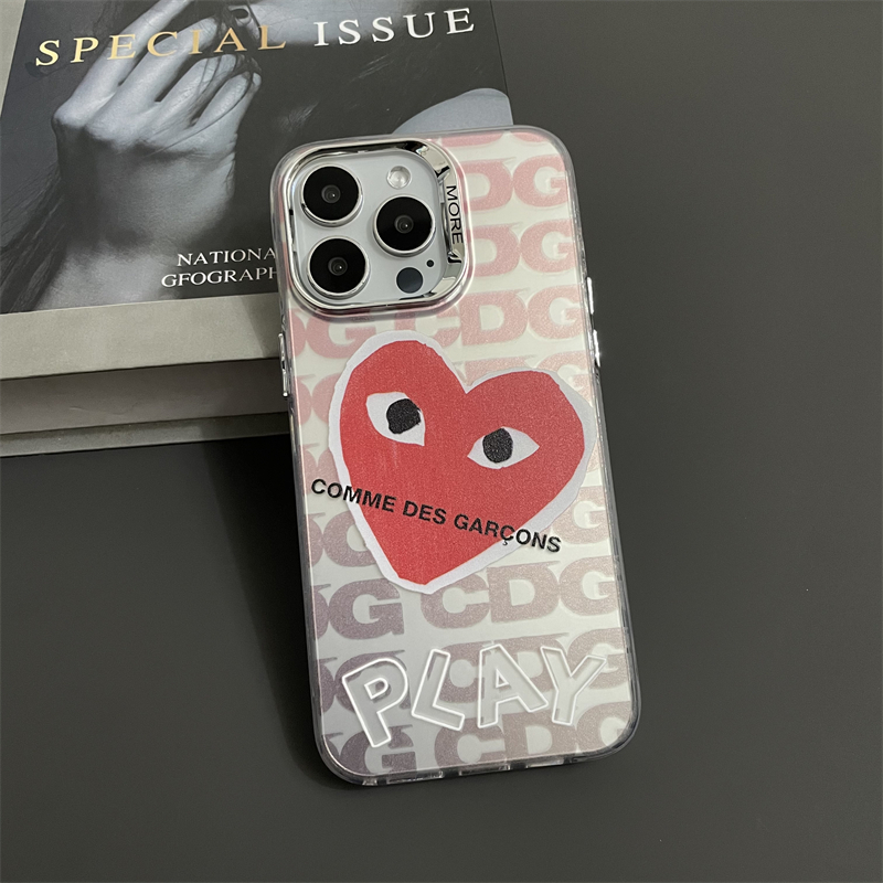 コムデギャルソン iPhone15 Pro Maxケース かわいい COMME des GARCO