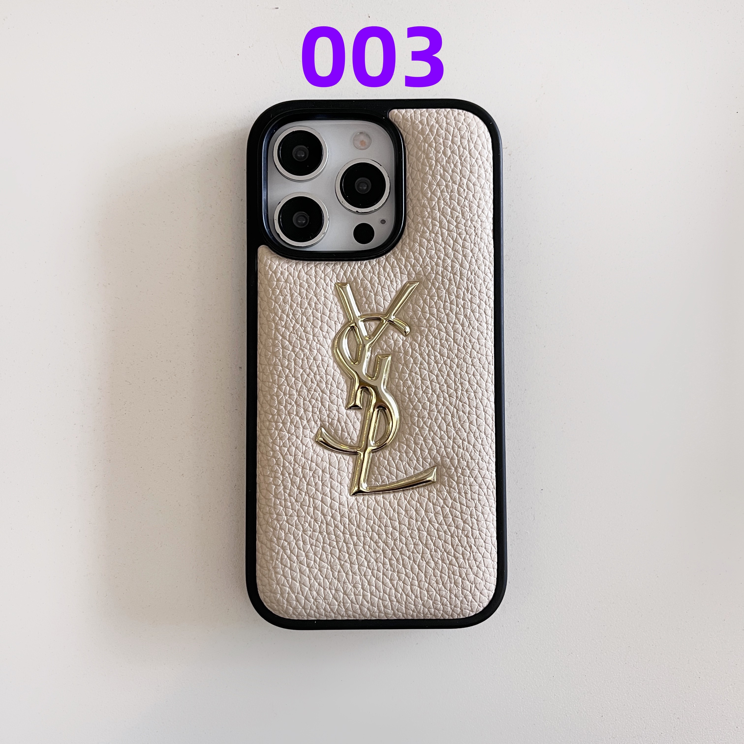 サンローラン iPhone16 Pro Maxケース ライチスキン YSL iPhone16