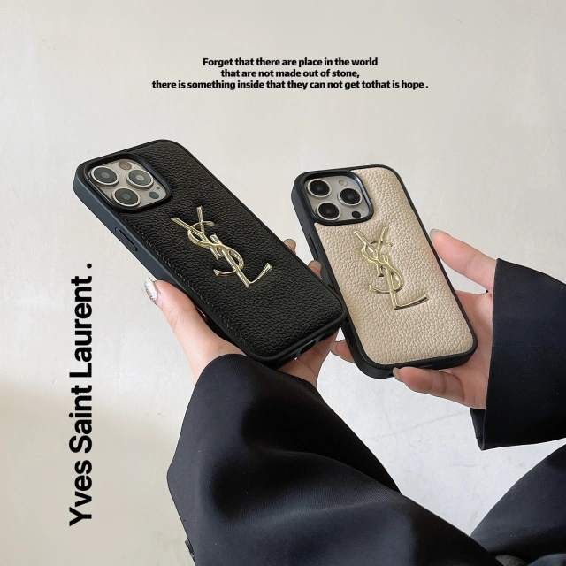 SAINT LAURENT iPhone15 Pro Maxケース 新品発売