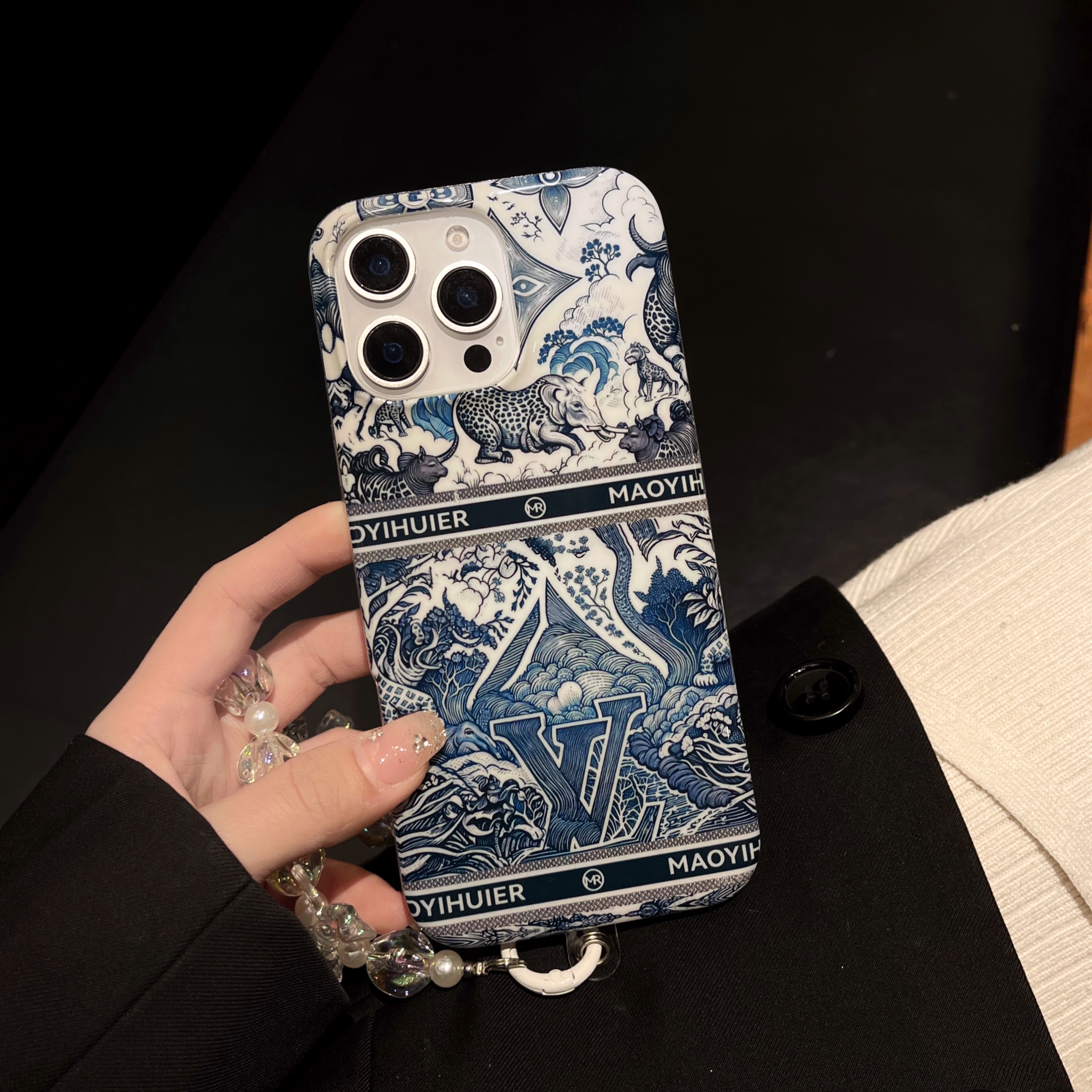ルイヴィトン iPhone16 Pro Maxケース アニマル柄 LV iPhone16