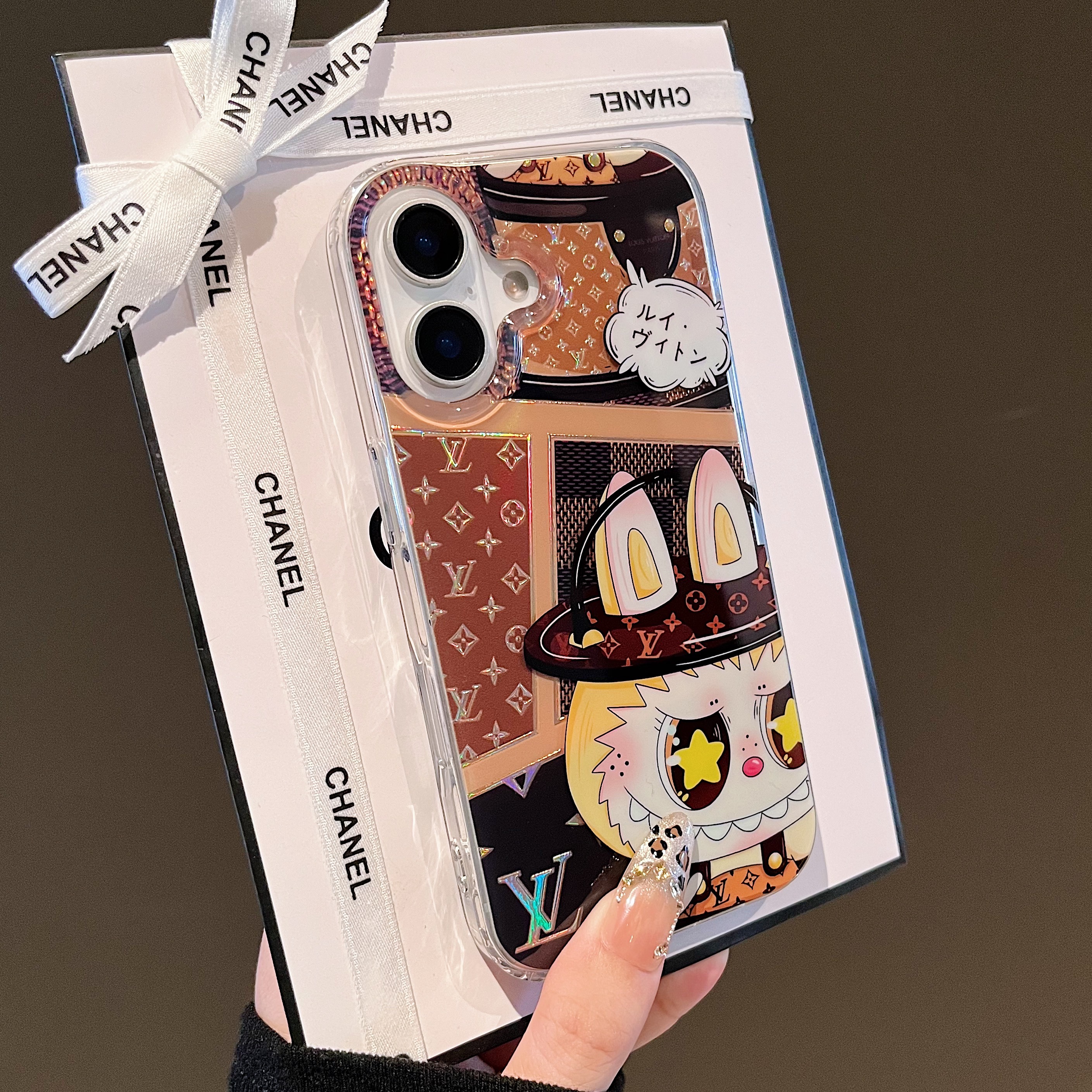 ルイヴィトン iPhone16 Pro Maxケース LABUBU キャラクター VUITTON