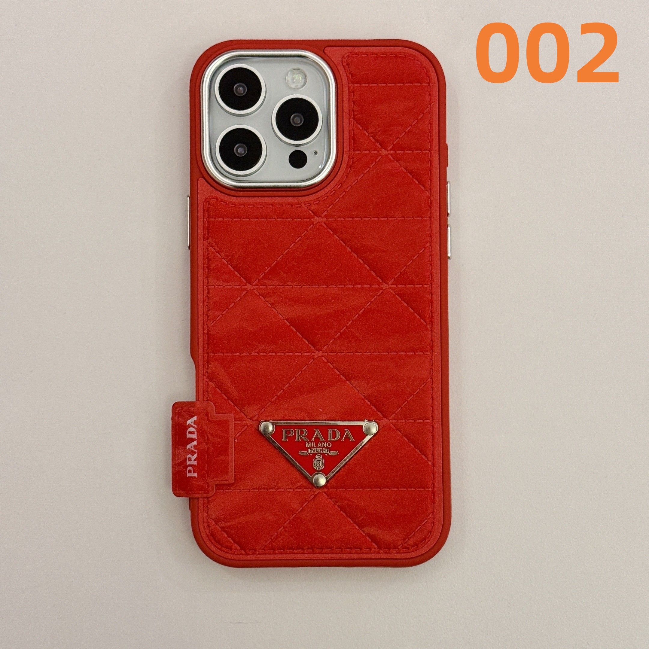 プラダ iPhone16 Pro Maxケース レザー レトロ風 Prada アイフォン15