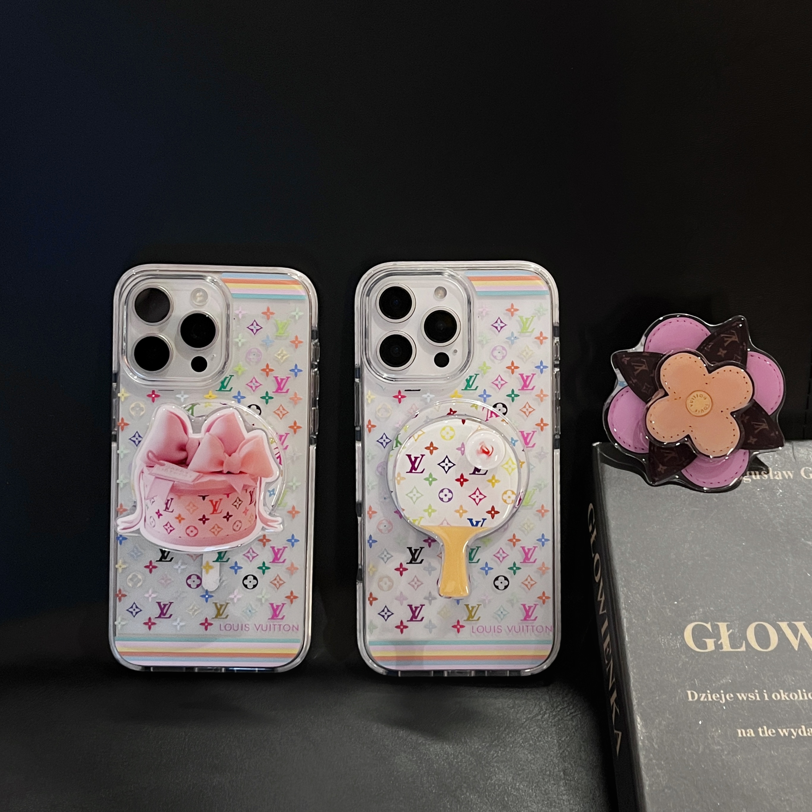 ルイヴィトン iPhone16 Proケース モノグラム カラフル LV