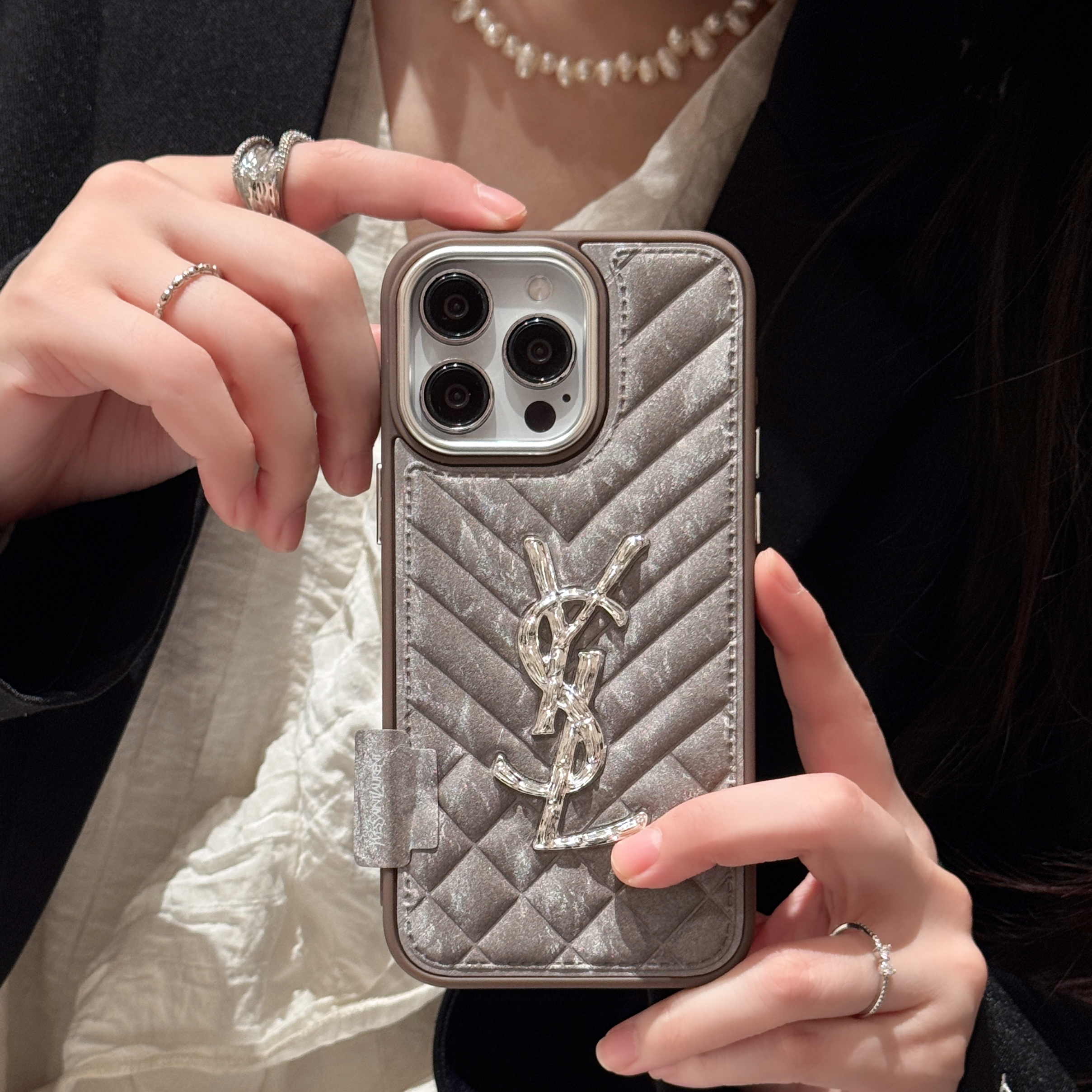サンローラン スマホケース アクセサリー ウォレット バッグ Saint