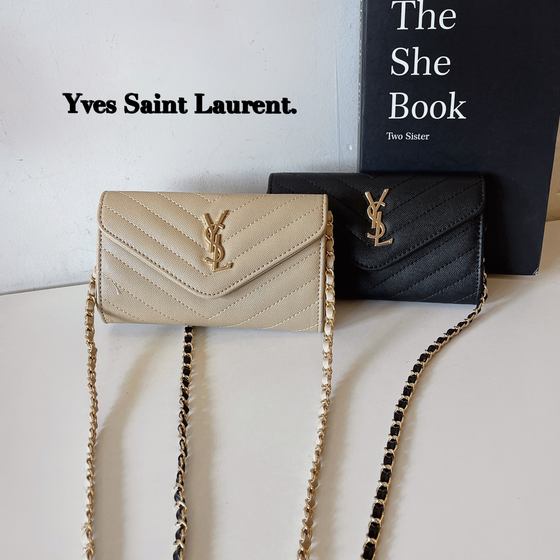 サンローラン ショルダーバッグ おしゃれ 斜め掛け YSL チェーン