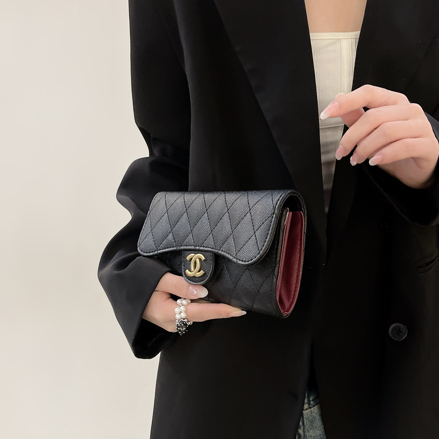 CHANEL クラシック フラップ ウォレット シャネル チェーンウォレット 