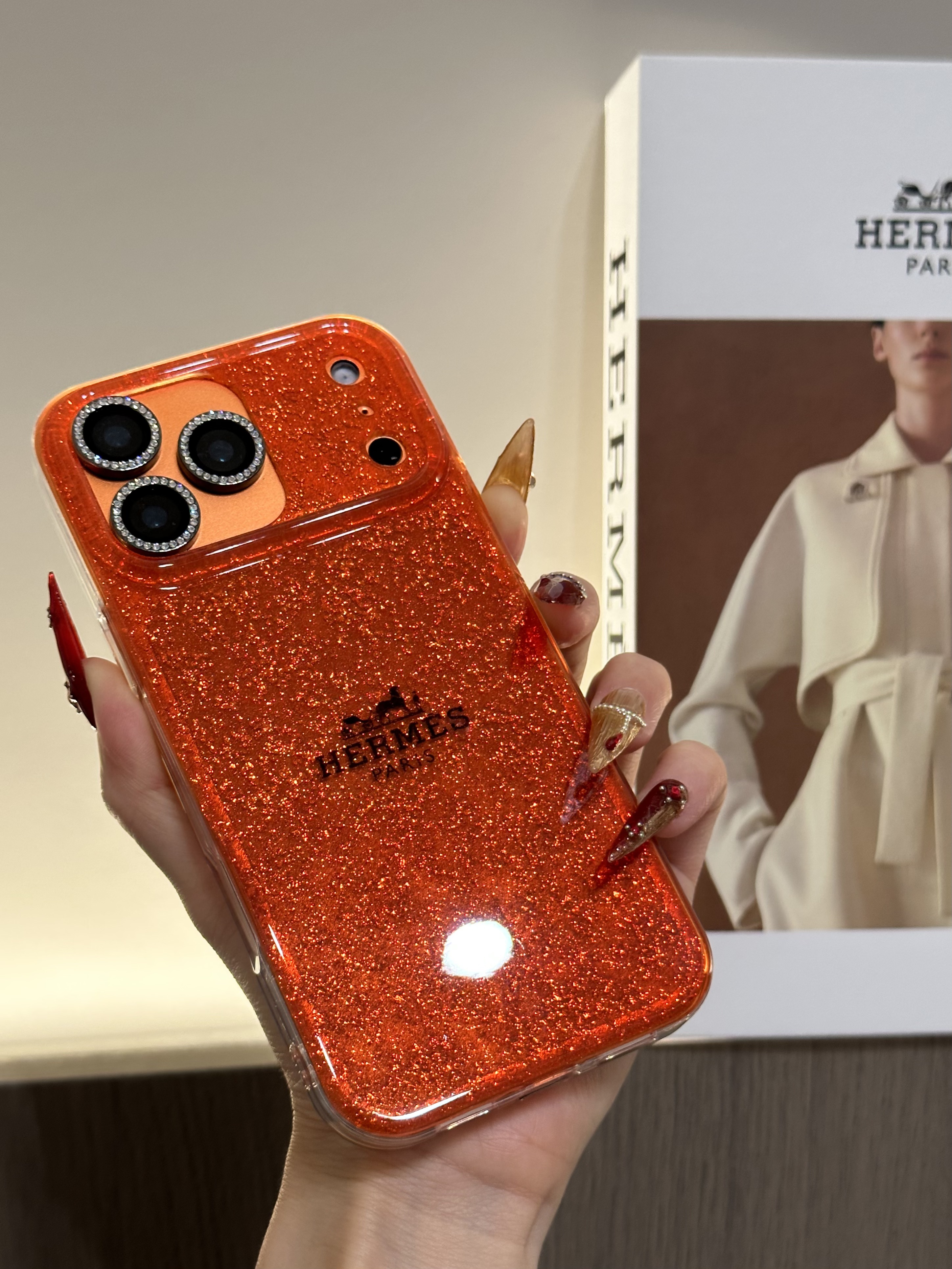 プラダ iPhone16 Pro Maxケース カードポケット付き Prada