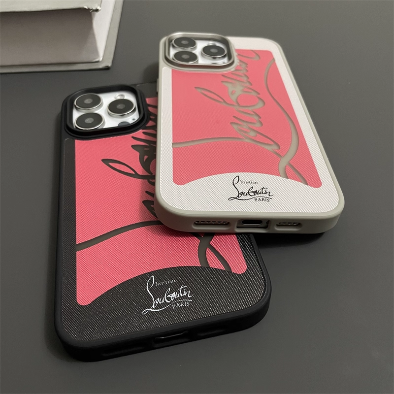 クリスチャン ルブタン iPhone16 Pro Maxケース マッド レザーテイスト