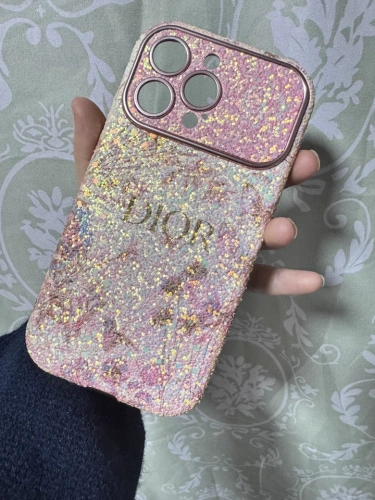 クリスチャン ディオール iPhone17 Pro Maxケース グリッター キラキラ