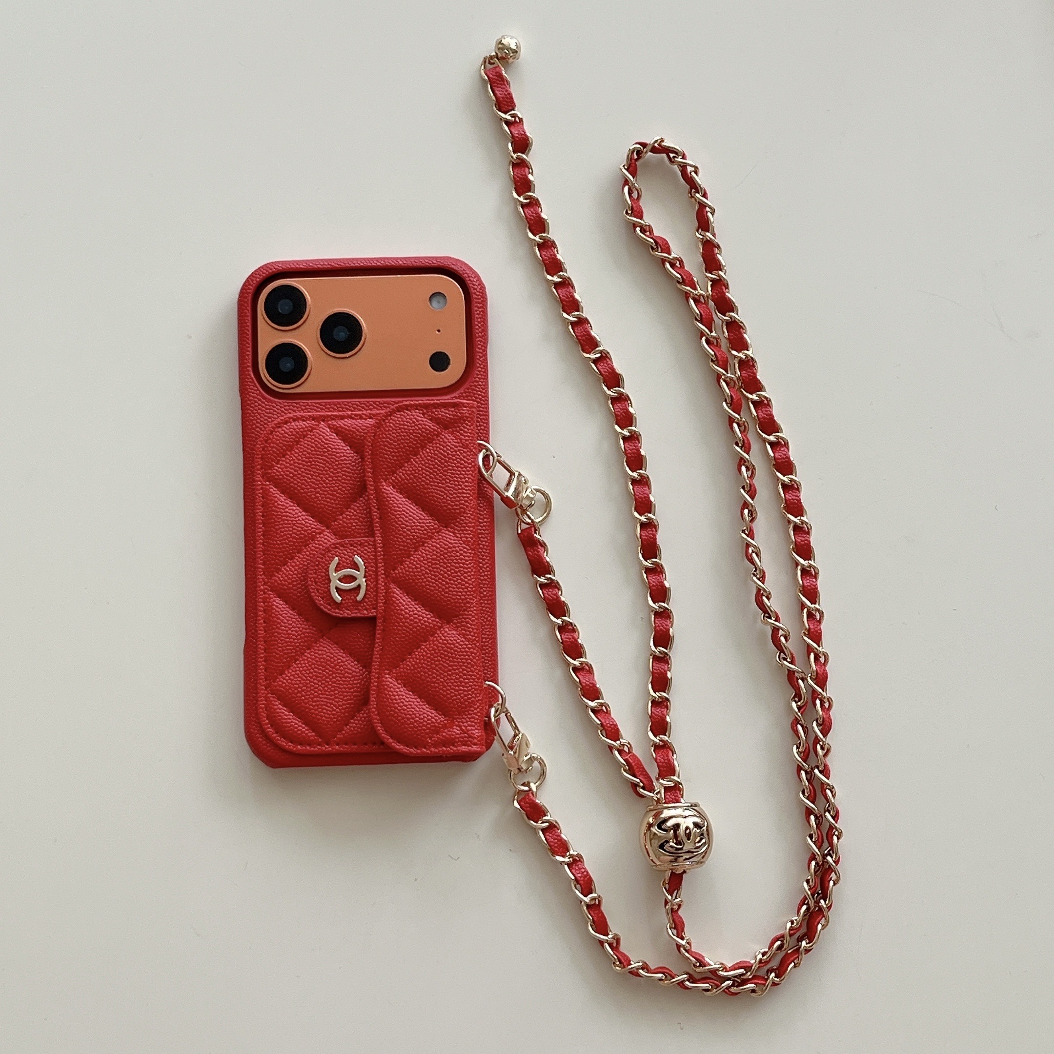 シャネル iPhone17 Pro Maxケース キルティング レザー CHANEL