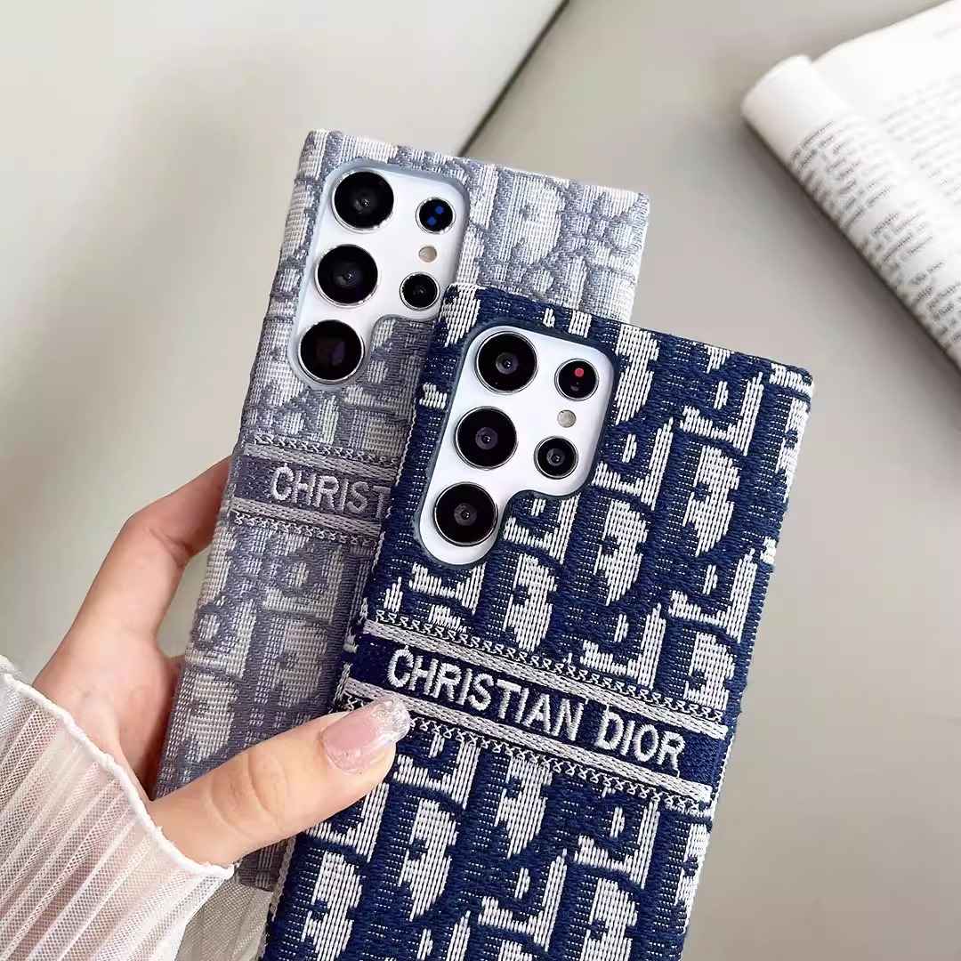DIOR モノグラム ケース クリスチャン ディオール Galaxy S26 Ultraケース 刺繍 モノグラム