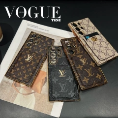 ルイヴィトン Galaxy S25 Ultraケース カード収納 モノグラム LV