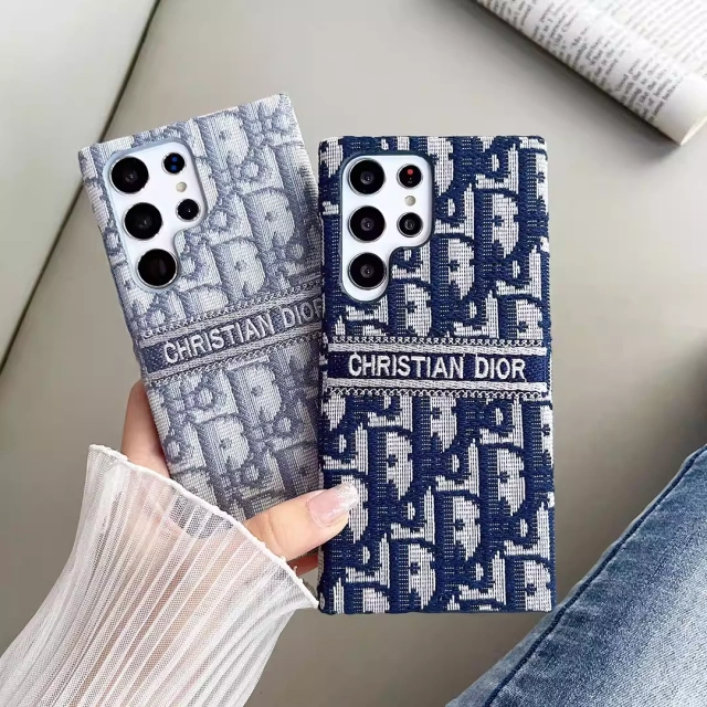 DIOR モノグラム ケース クリスチャン ディオール Galaxy S26 Ultraケース 刺繍 モノグラム