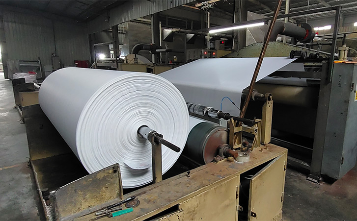 Hard LDPE Glue Foam Bonding Non Woven Interlining Paper Workshop