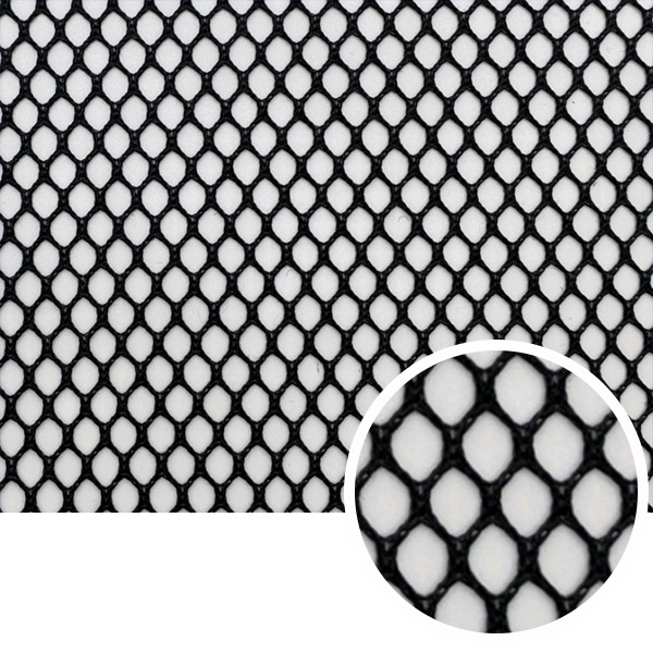 2 Yards Bolt - Black Polyester Micro Mesh Jersey Fabric - Variety of Colors  - Durable Athletic Mesh Fabric, Ideal for Sewing Soccer and Basketball