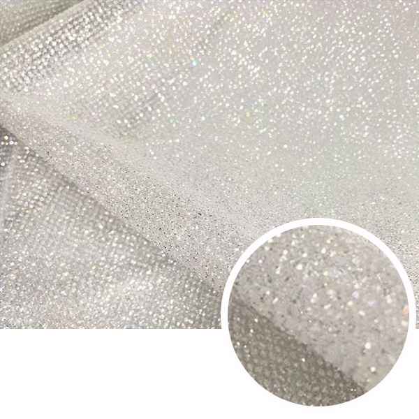 Shiny on sale mesh fabric