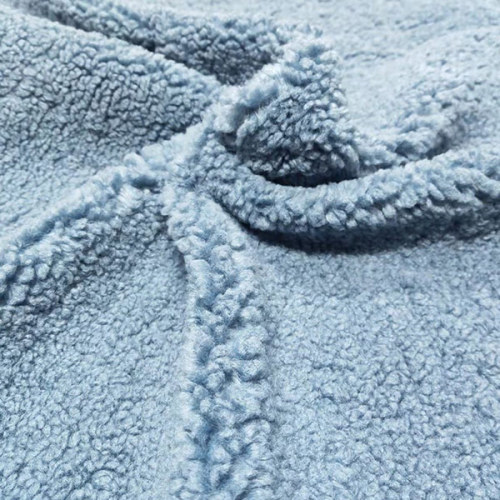 Polyester Sherpa Fleece Fabric - Long-Lasting & Durable