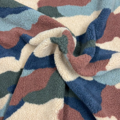 Polyester Sherpa Fleece Fabric