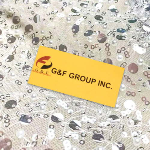 Beaded Mesh Fabric
