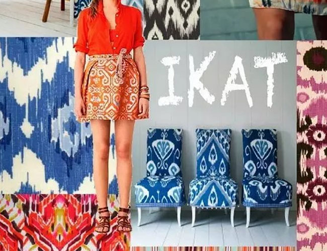 What is ikat fabric used for