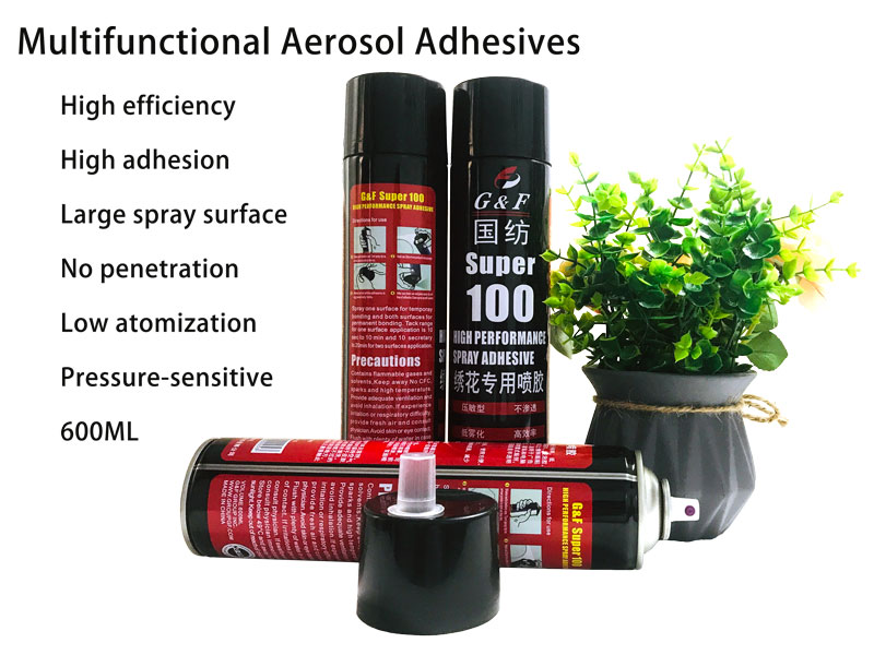 Adhesive Spray for Embroidery - China Textile Glue Spray, Multi