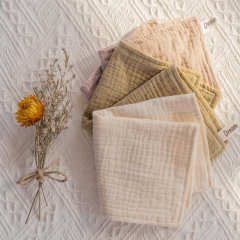 Custom Crinkle Cotton Muslin Dinner Napkins