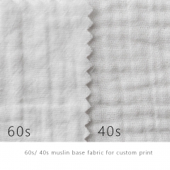 Custom printing muslin swaddle blanket for newborn baby