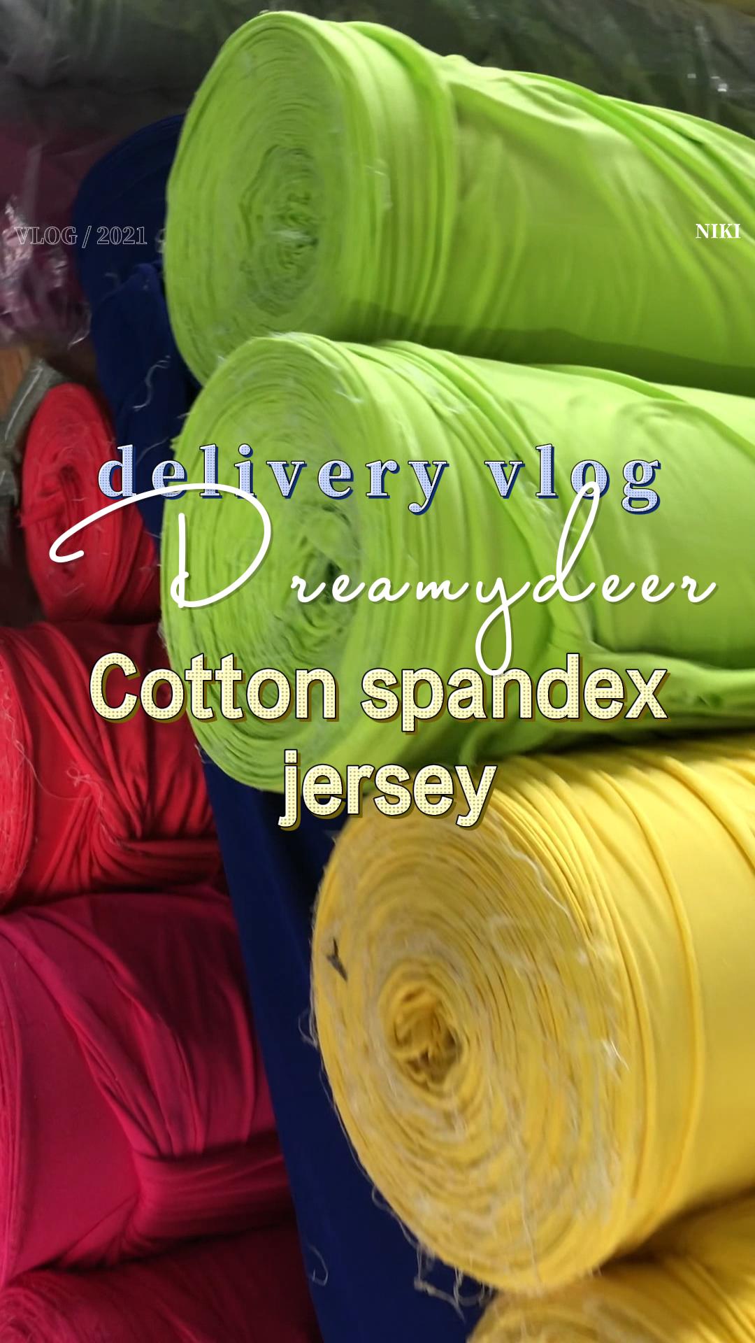 Why 95% cotton 5% spandex jersey fabric is so popular?