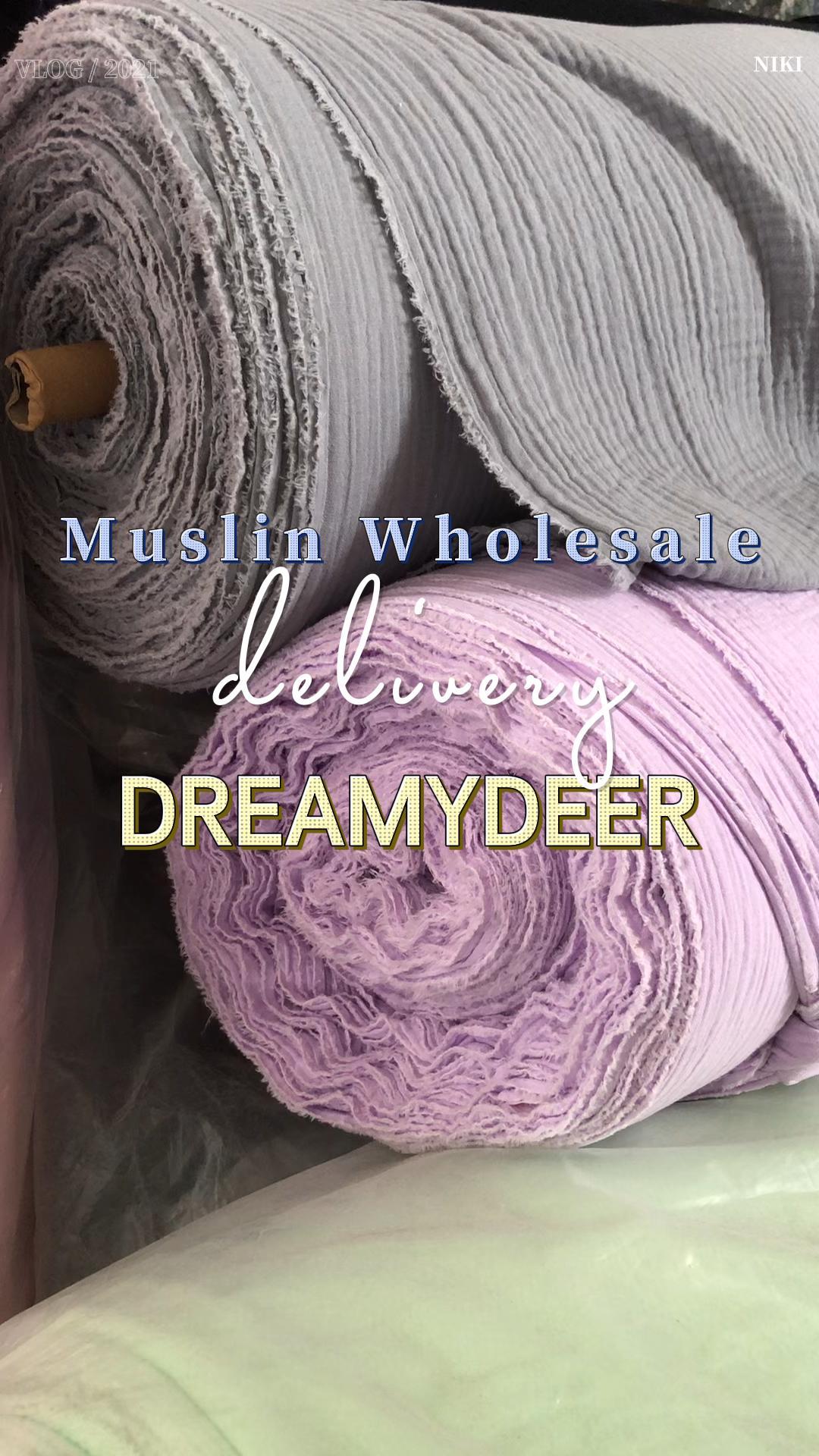 Wholesale Muslin Fabric Delivery - Dreamydeer textile